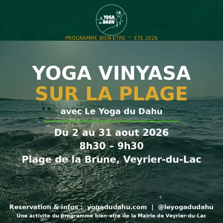 Yoga Vinyasa plage de la Brune