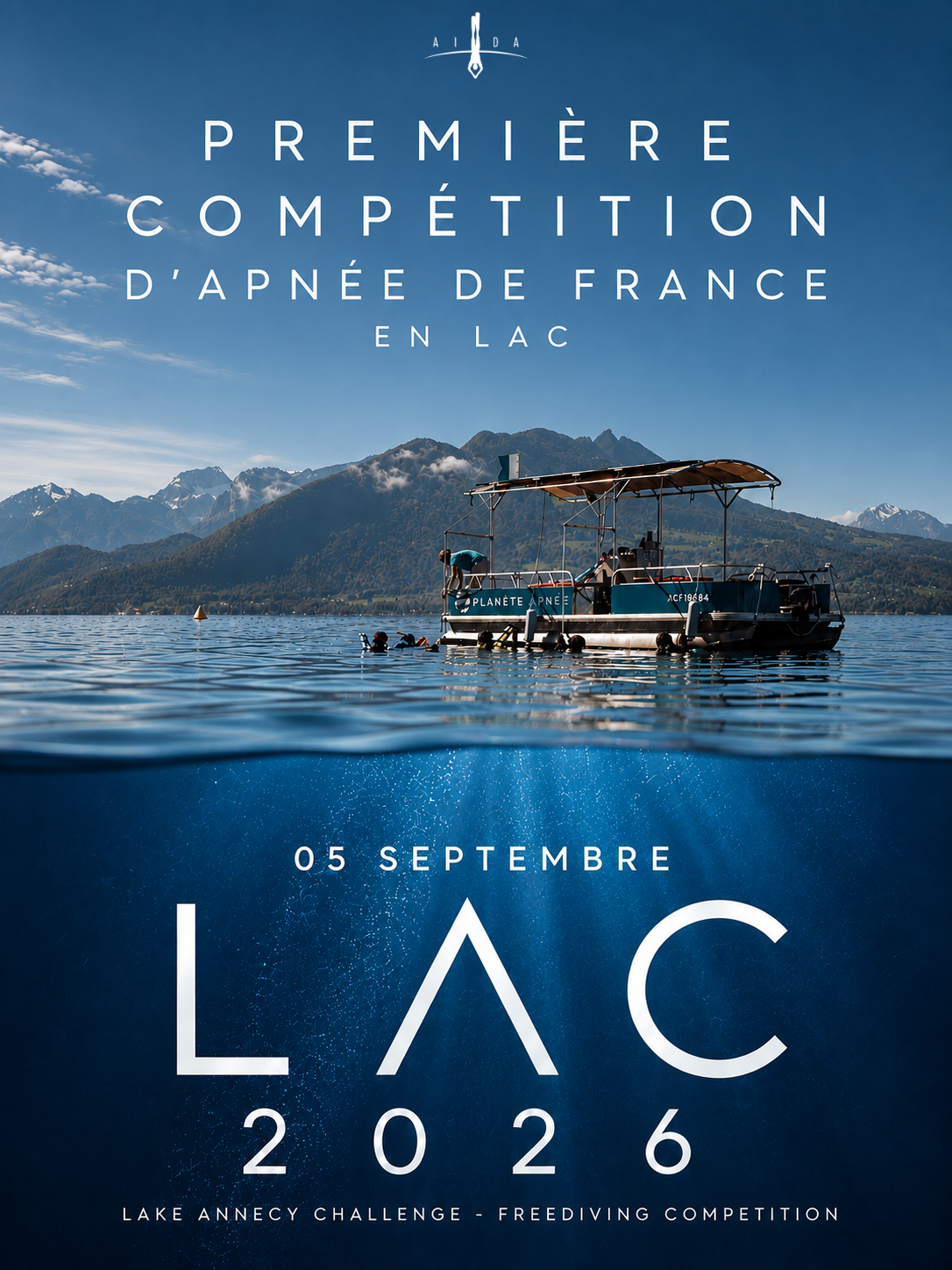 Première compétition d’apnée en lac à Veyrier-du-Lac !